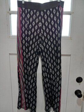 White House Black Market Women Pants Wide Leg Size Small Oversized